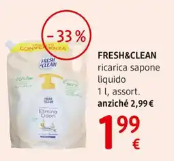 dm drogerie markt FRESH&CLEAN ricarica sapone liquido offerta