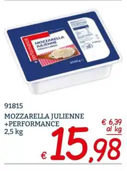 Zona Mozzarella julienne +performance offerta