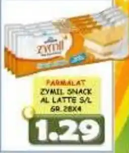 MercADone Parmalat Zymil Snack al Latte Svl offerta