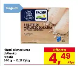 Eurospar Filetti di Merluzzo d'Alaska offerta