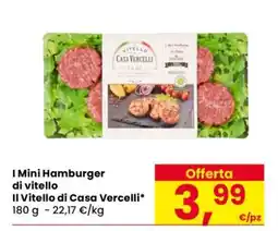 Eurospar I Mini Hamburger di Vitello offerta