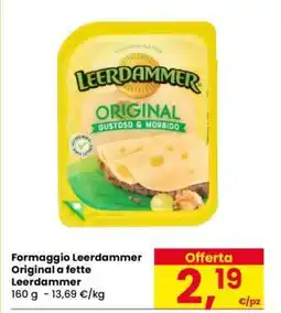 Eurospar Formaggio Leerdammer Original a fette offerta