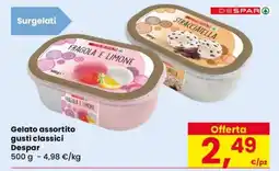 Eurospar Gelato assortito gusti classici Despar offerta