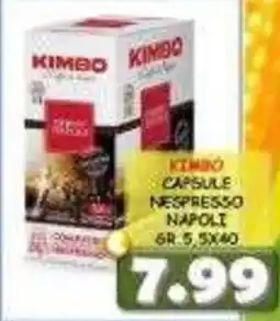 MercADone KIMBO CAPSULE NESPRESSO NAPOLI offerta