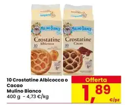 Eurospar 10 Crostatine Albicocca o Cacao offerta