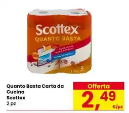 Eurospar Quanto Basta Carta da Cucina offerta