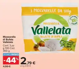 Carrefour Mozzarella di Bufala Vallelata offerta