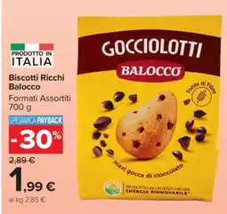 Carrefour Biscotti Ricchi Balocco offerta