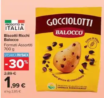 Carrefour Biscotti Ricchi Balocco offerta