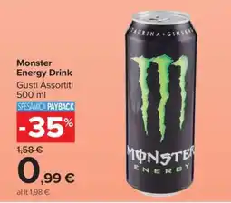 Carrefour MONSTER Energy Drink offerta