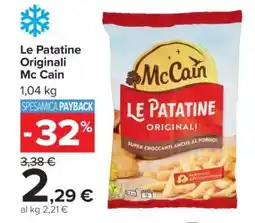 Carrefour LE PATATINE ORIGINALI MC CAIN offerta