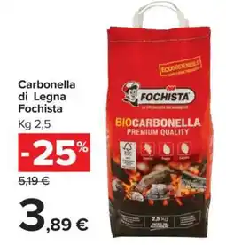 Carrefour CARBONELLA DI LEGNA FOCHISTA offerta