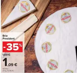 Carrefour Brie President offerta