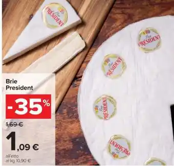 Carrefour Brie President offerta