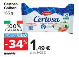 Carrefour CERTOSA GALBANI offerta