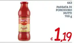 Zona Passata di Pomodoro Mutti offerta
