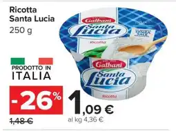 Carrefour Ricotta Santa Lucia offerta