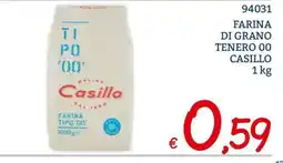 Zona Farina di grano tenero 00 Casillo offerta