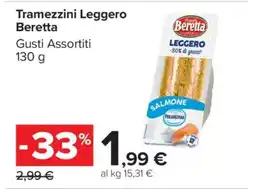 Carrefour Tramezzini Leggero Beretta offerta