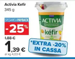 Carrefour ACTIVIA KEFIR offerta