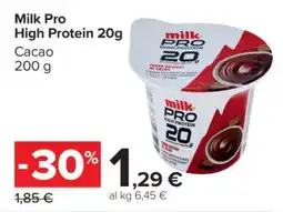 Carrefour Milk Pro High Protein 20g offerta