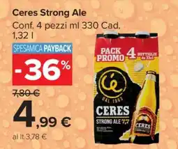 Carrefour Ceres Strong Ale offerta