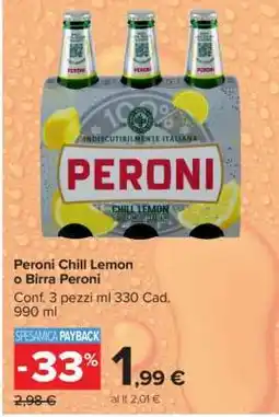 Carrefour Peroni Chill Lemon o Birra Peroni offerta