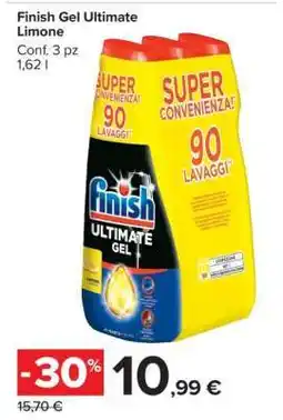 Carrefour Finish Gel Ultimate Limone offerta