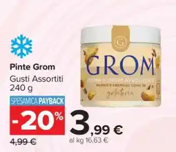 Carrefour Pinte Grom offerta