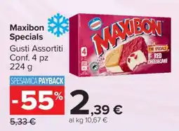 Carrefour Maxibon Specials offerta