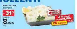 Carrefour Anelli di Totano decongelati offerta