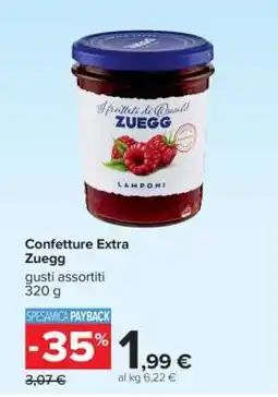 Carrefour CONFETTURE EXTRA ZUEGG offerta