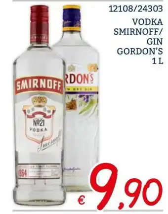 Zona VODKA SMIRNOFF/ GIN GORDON'S offerta