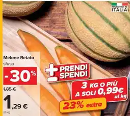 Carrefour Melone Retato offerta