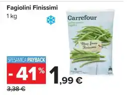 Carrefour Fagiolini finissimi offerta