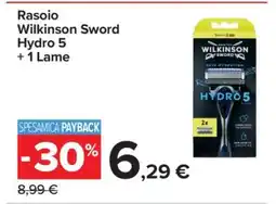 Carrefour Rasoio Wilkinson Sword Hydro 5 + 1 Lame offerta