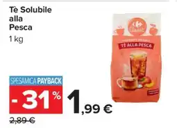 Carrefour Tè Solubile alla Pesca offerta