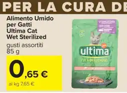 Carrefour Alimento Umido per Gatti Ultima Cat Wet Sterilized offerta