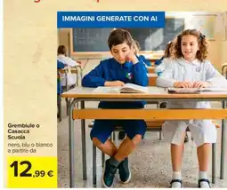 Carrefour Grembiule o Casacca Scuola offerta