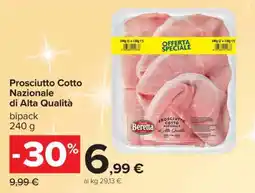 Carrefour Prosciutto Cotto Nazionale di Alta Qualità offerta