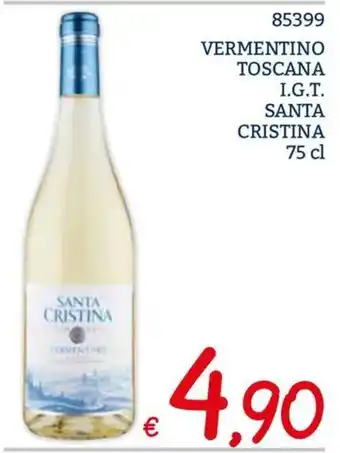 Zona Vermentino Toscana I.G.T. Santa Cristina offerta