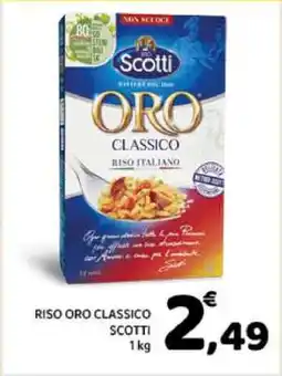 Conad Riso Oro Classico Scotti offerta