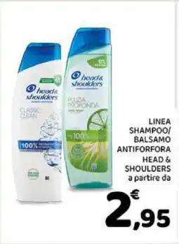 Conad LINEA SHAMPOO/BALSAMO ANTIFORFORA HEAD & SHOULDERS offerta