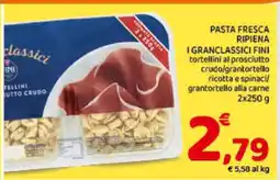 Conad PASTA FRESCA RIPIENA I GRANCLASSICI FINI offerta