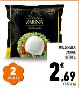 Conad MOZZARELLA ZARINA offerta