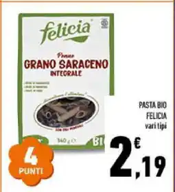 Conad PASTA BIO FELICIA offerta