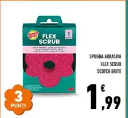 Conad SPUGNA ABRASIVA FLEX SCRUB SCOTCH BRITE offerta