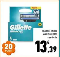 Conad Gillette Mach 3 offerta