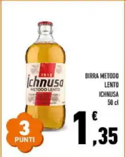 Conad Birra Metodo Lento ICHNUSA offerta