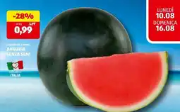 ALDI ANGURIA SENZA SEMI offerta